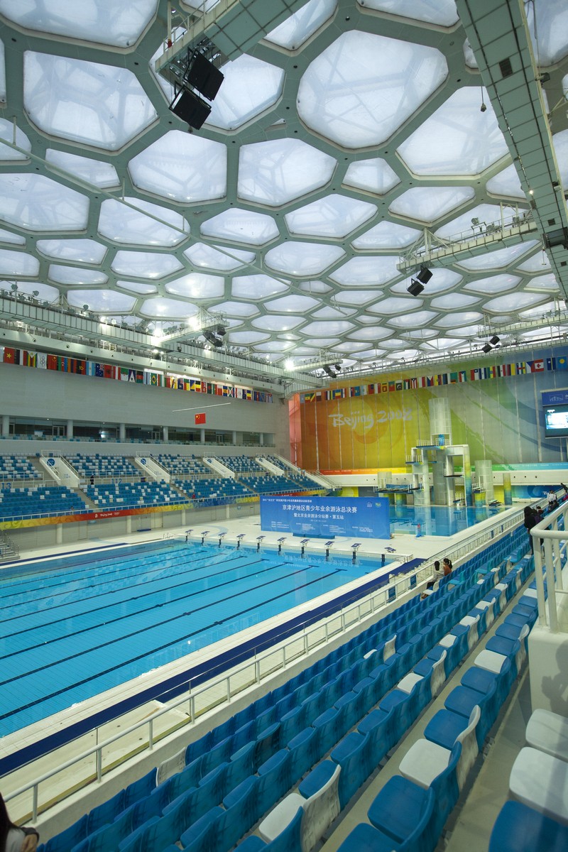  p>国家游泳中心(national swimming center),又名"水立方","冰立方"