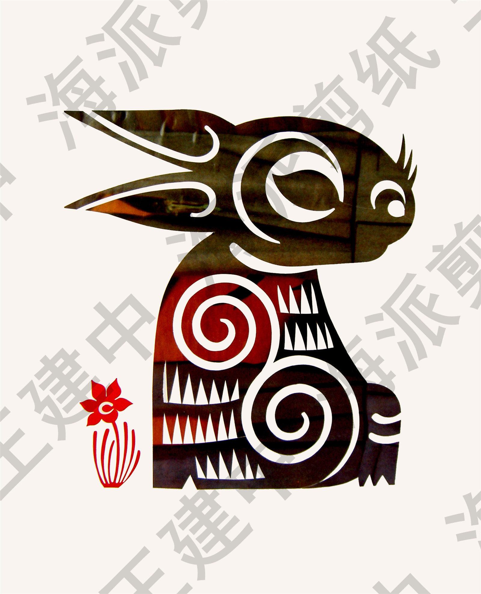 王建中,男,原籍江苏省通州市,1951年9月出生于上海,是海派剪纸艺术家