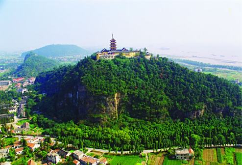 <p>狼山全景
