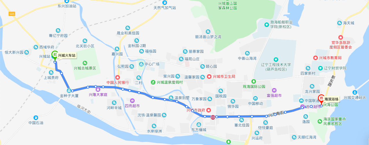 兴城公交1路