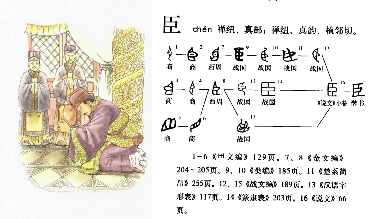 臣（汉语文字）_百度百科