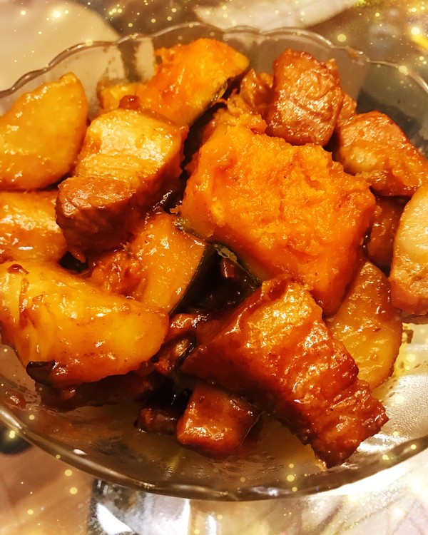 五花肉炖南瓜