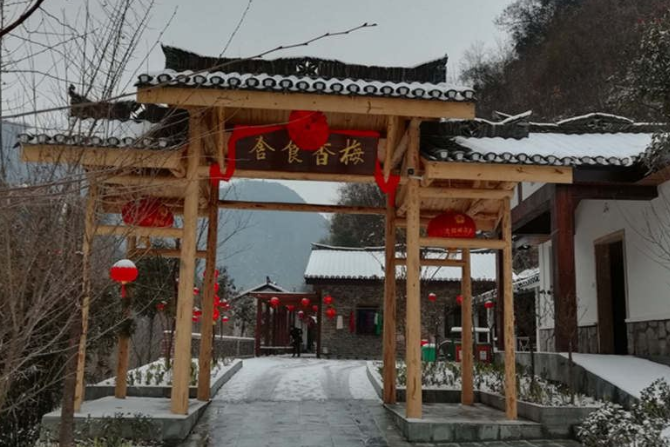 太和梅花谷位于十堰市竹山县文峰乡太和村.