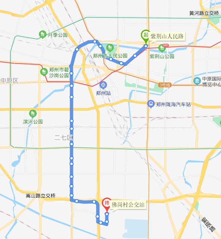 郑州公交y21路