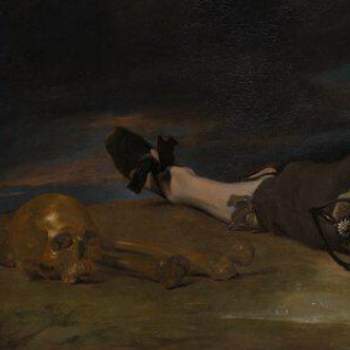 死去的士兵》(英文名: i>a dead soldier /i>)是17世纪的一幅帆布油画