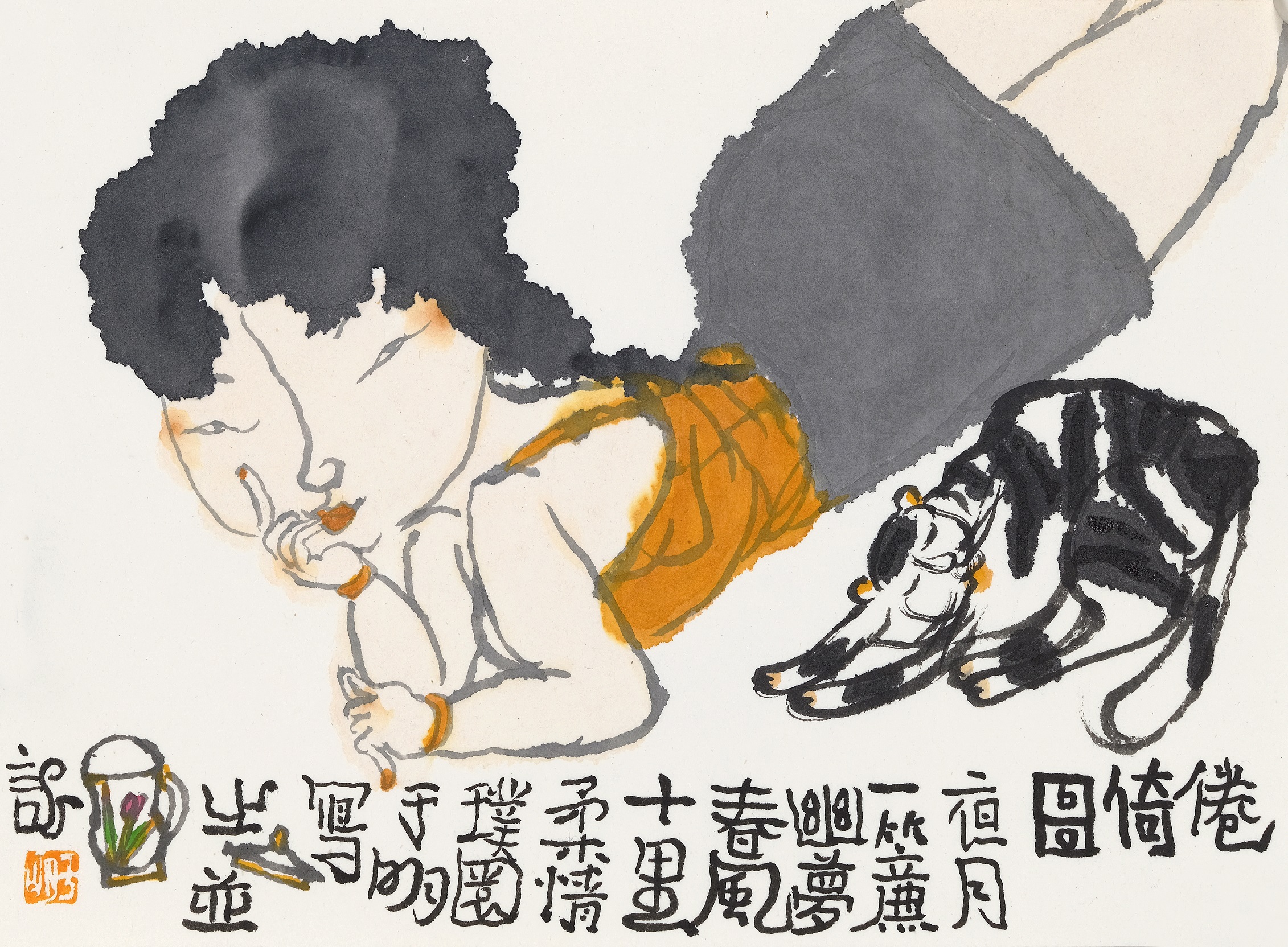 于明,男,现为中国美术家协会会员.