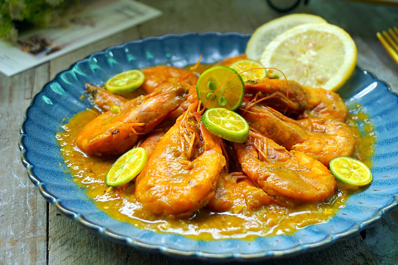 泰式咖喱虾
