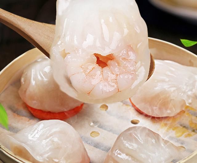 虾仁水晶饺