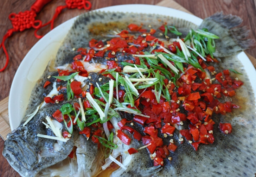 剁椒清蒸多宝鱼