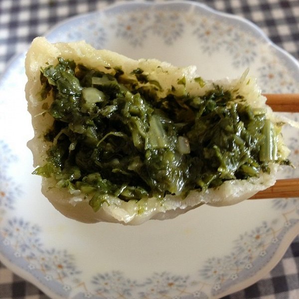 小白菜素馅蒸饺