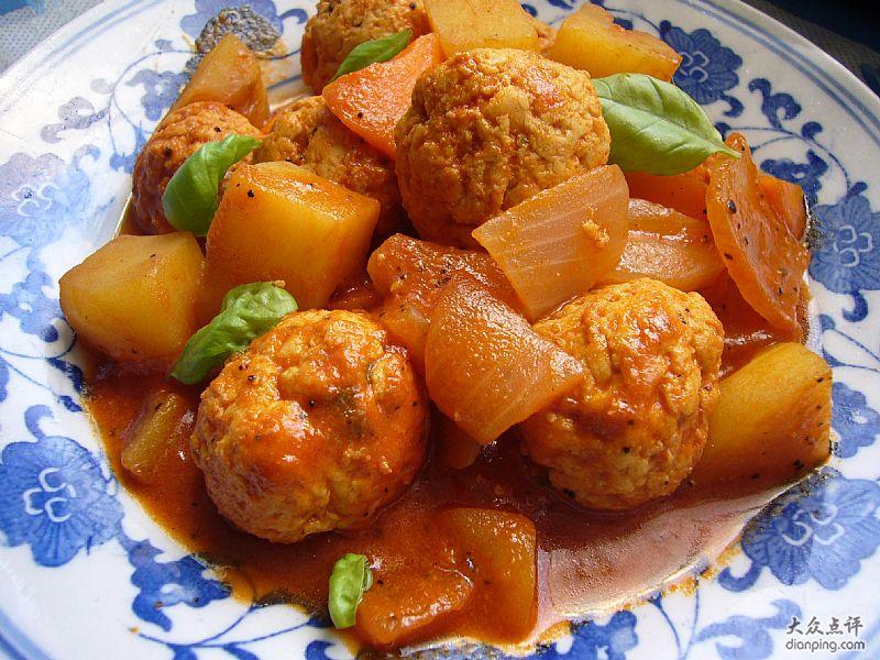 胡萝卜鸡肉丸子