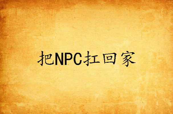 把npc扛回家