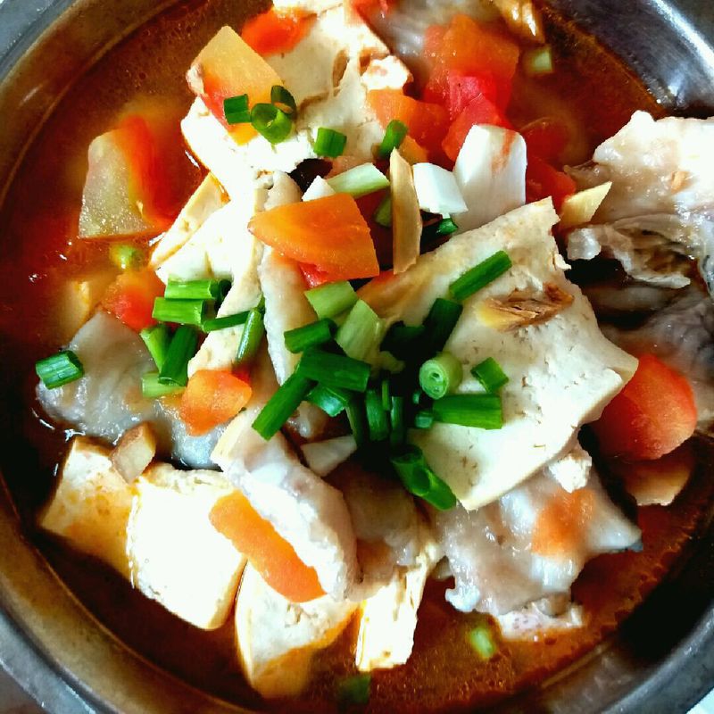 芥蓝豆腐鱼片汤