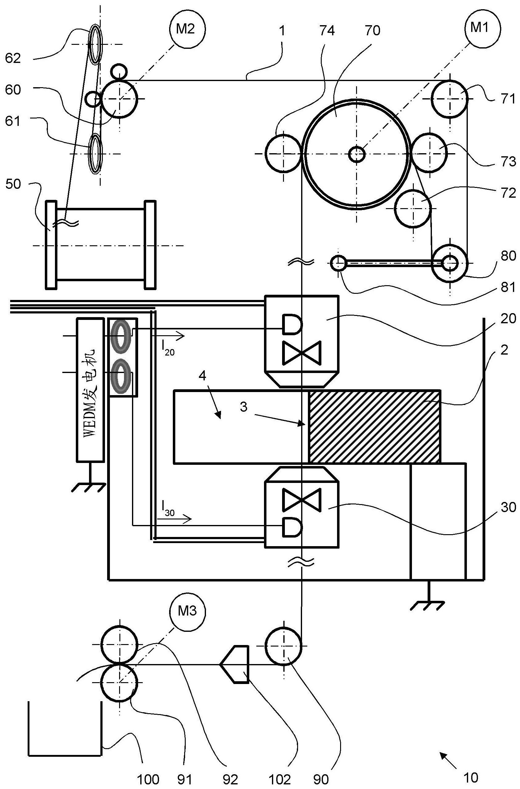 电火花线切割加工方法和装置