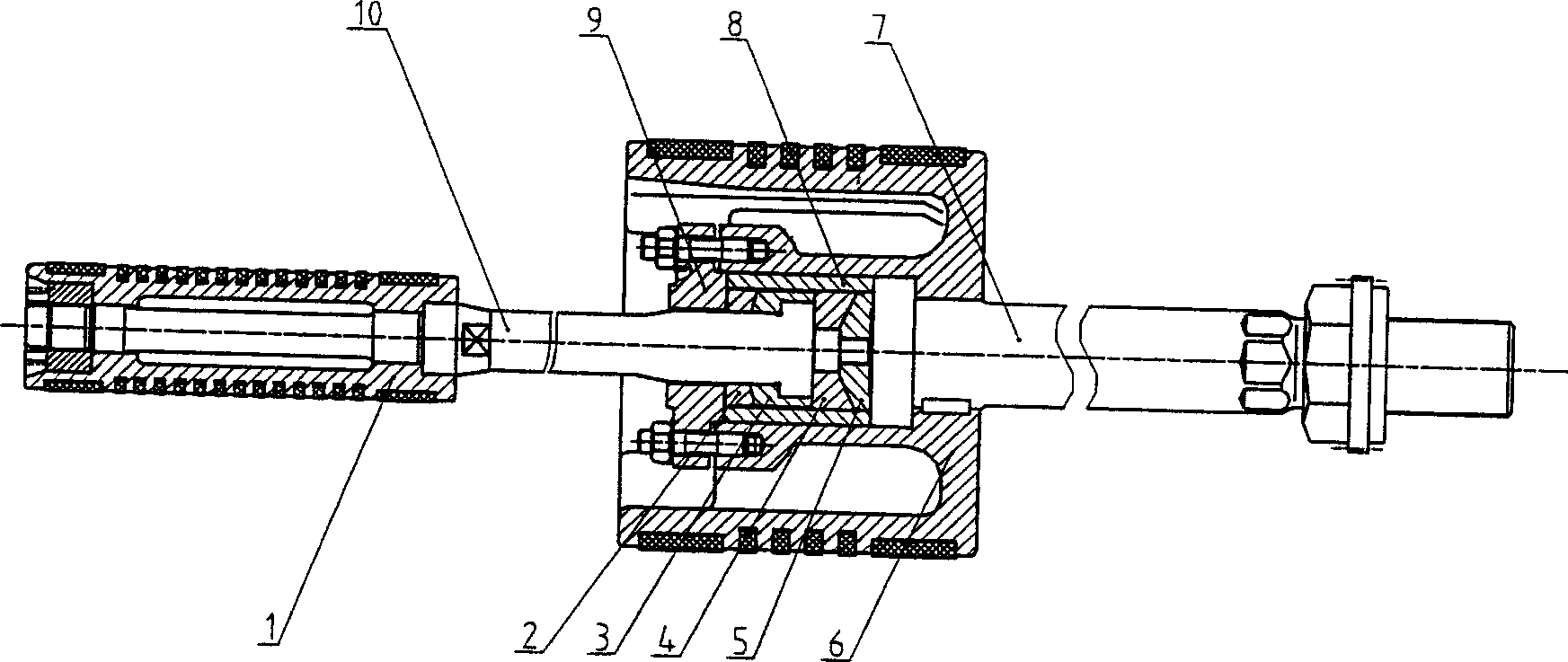 压缩机双球面浮动连接结构