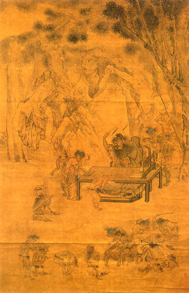 钟馗图——中国一个不朽的绘画题材_百科TA说