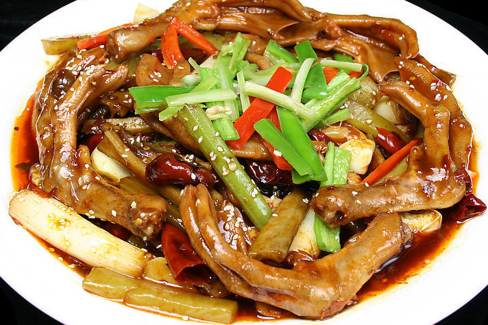 炒鸭掌