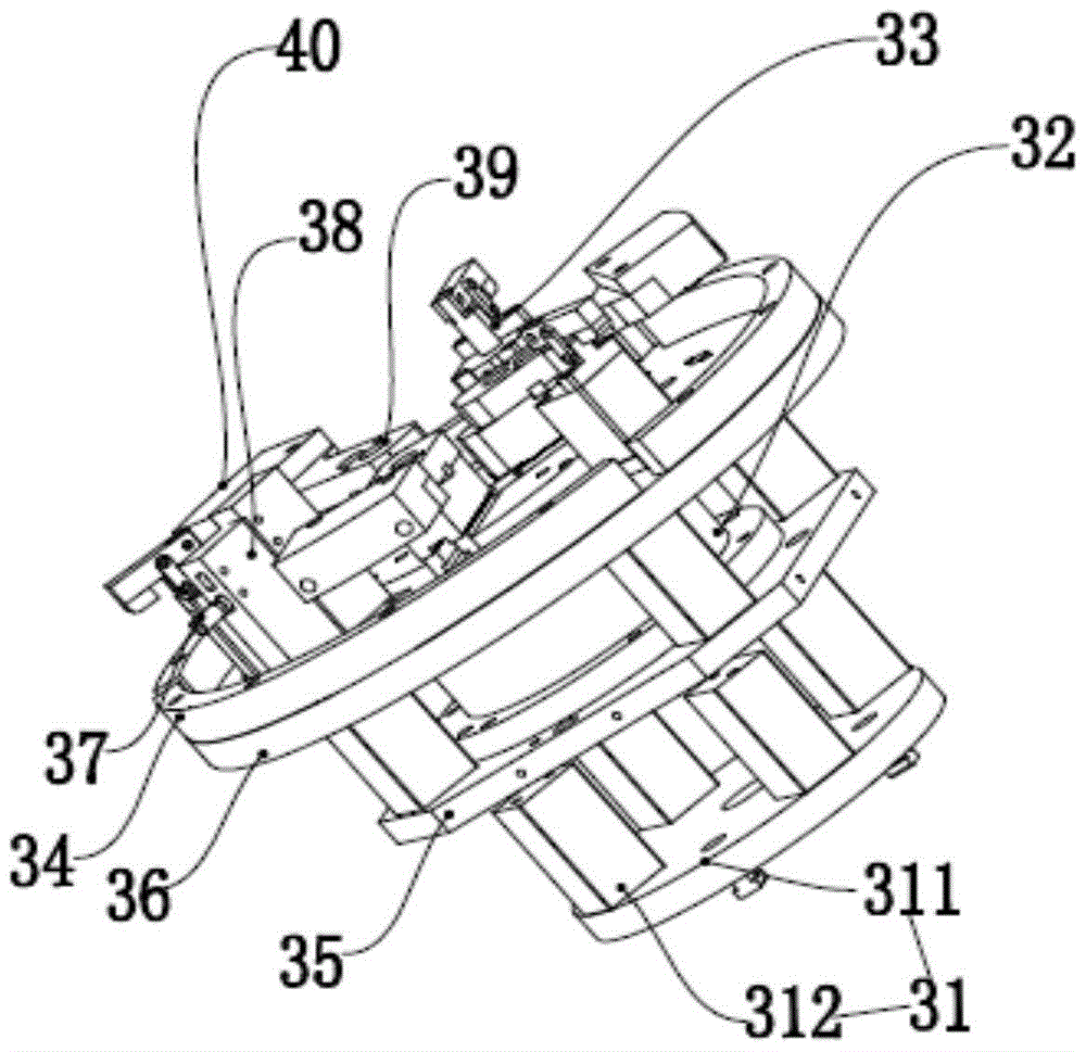 一种卧式型材五轴加工中心