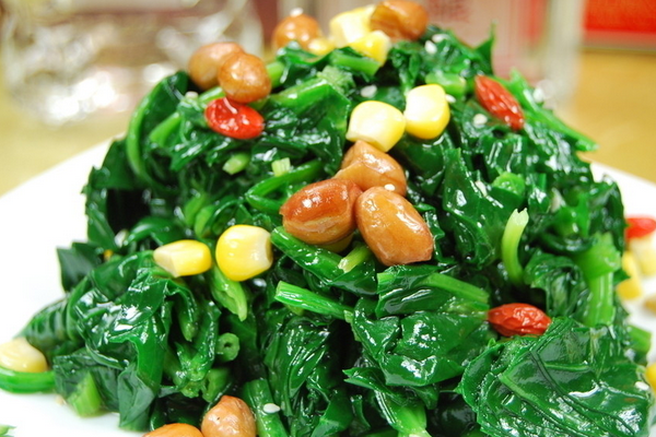 菠菜凉拌