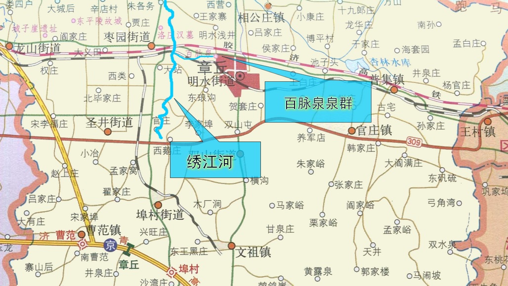 href="#" data-lemmaid="7826572">章丘区 /a>明水街道东北部百脉泉