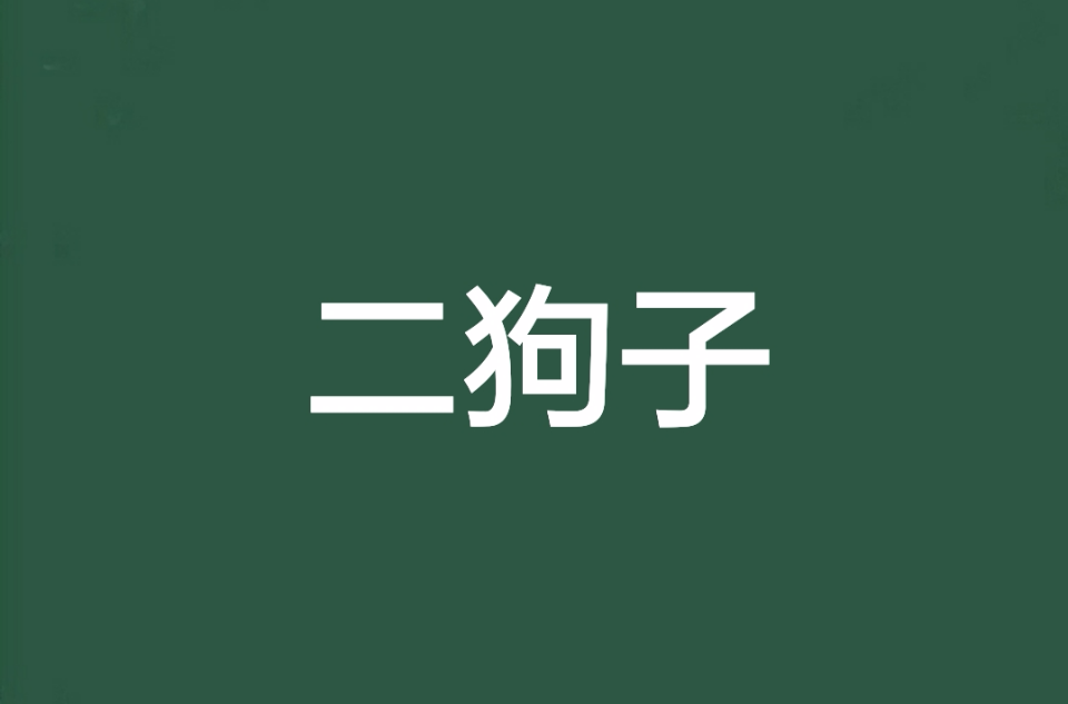 二狗子