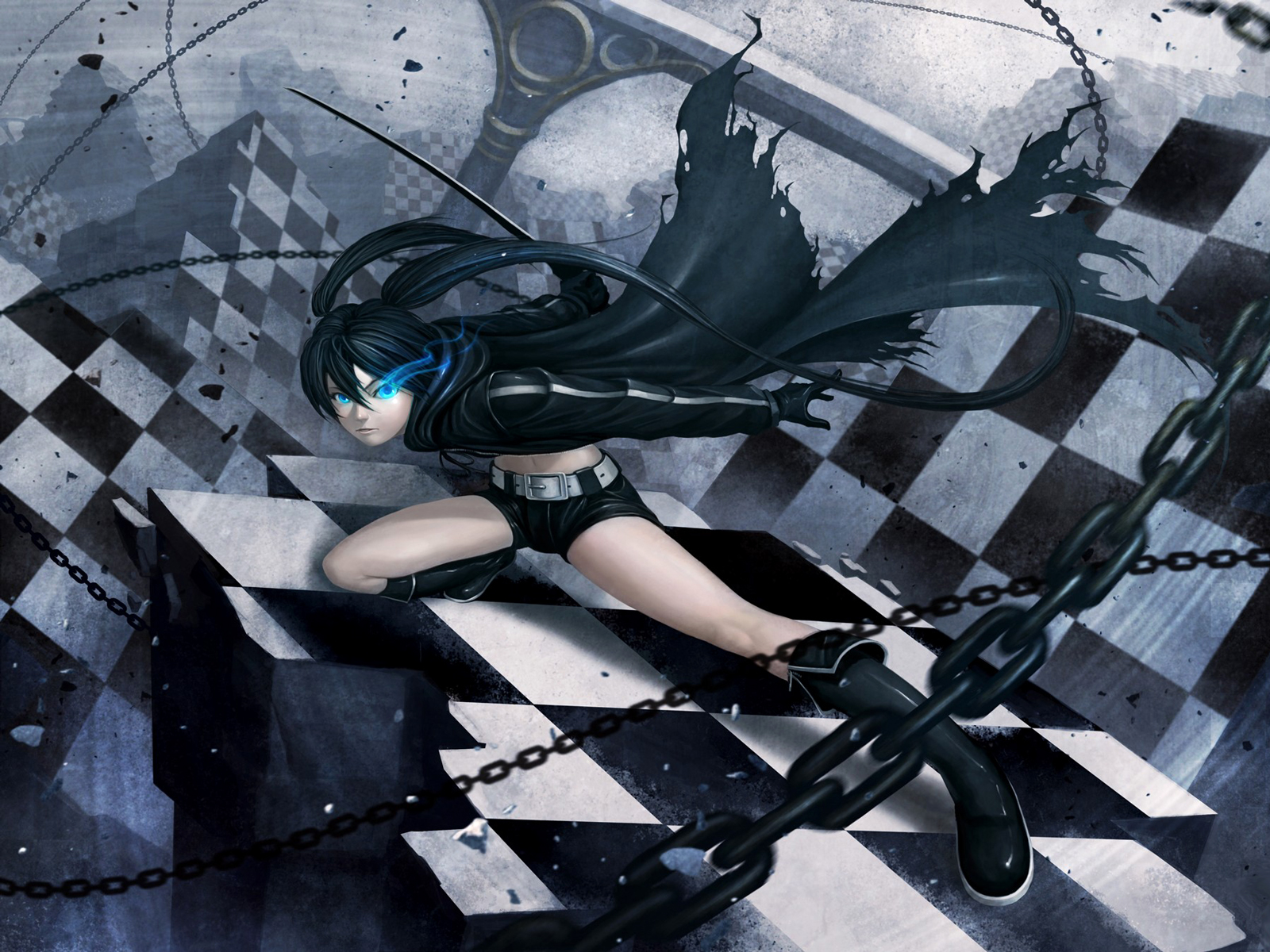  p>黑岩射手(black★rock shooter,ブラック★ロックシューター),简称