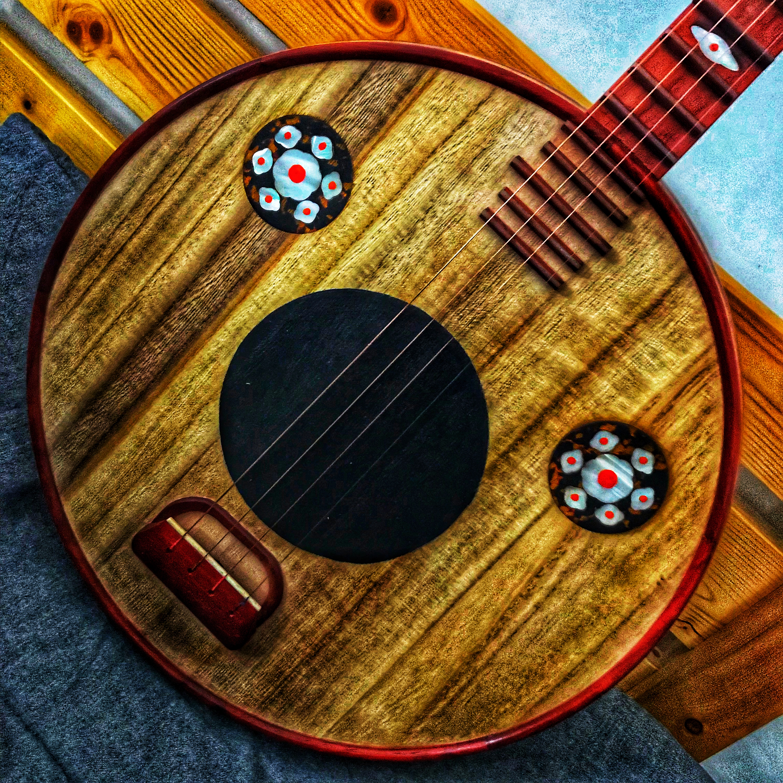  p>阮[ruǎn]是一种汉族传统乐器,阮咸的简称.