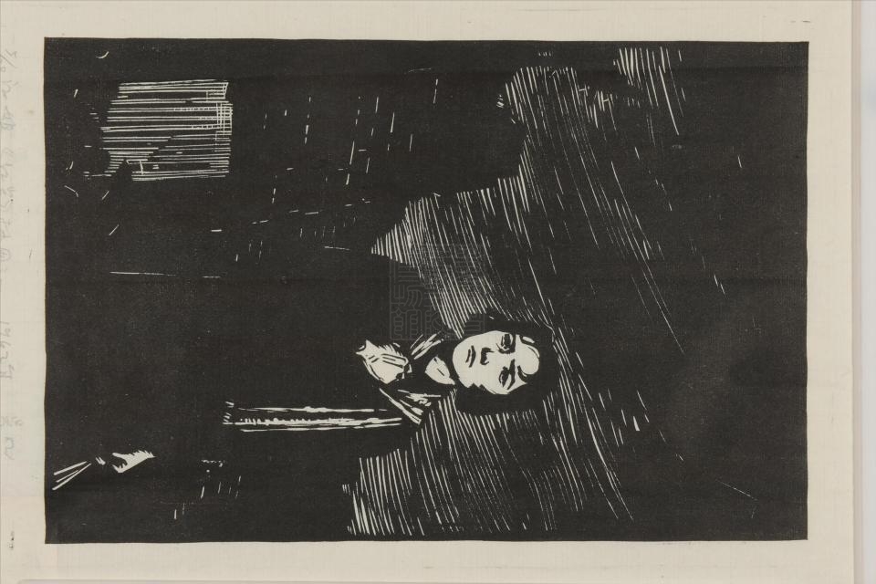  p>现代吴凡江姐木刻版画是重庆中国三峡博物馆收藏的绘画类作品. /p>