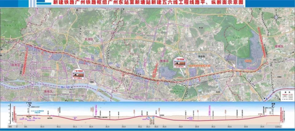 广州东站至新塘站五六线
