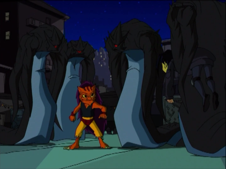  p>黑影兵团(shadowkhan)亦称鬼影兵团,是95集动画片《成龙历险记》中