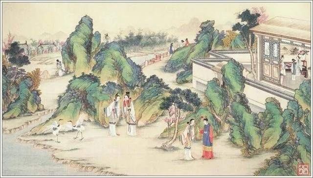 孫温 紅楼夢図 手巻 中国画 人物画 巻物 340cm 红楼瑰宝｜清代国画大师孙温手绘《红楼梦》_百科TA说