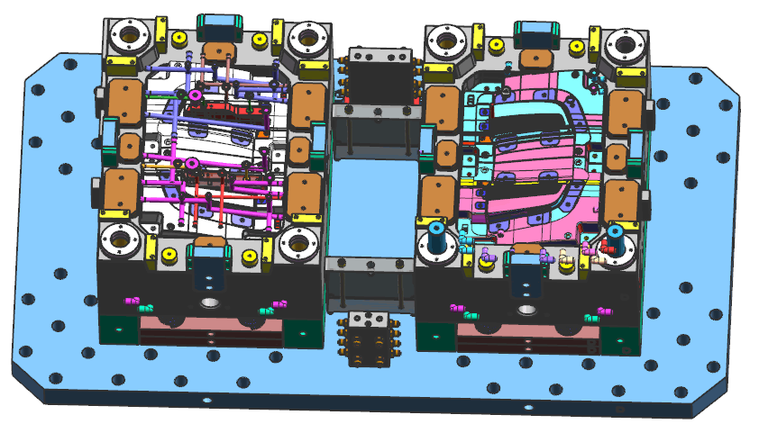 和正装复合模相对,出处《模具结构图解》