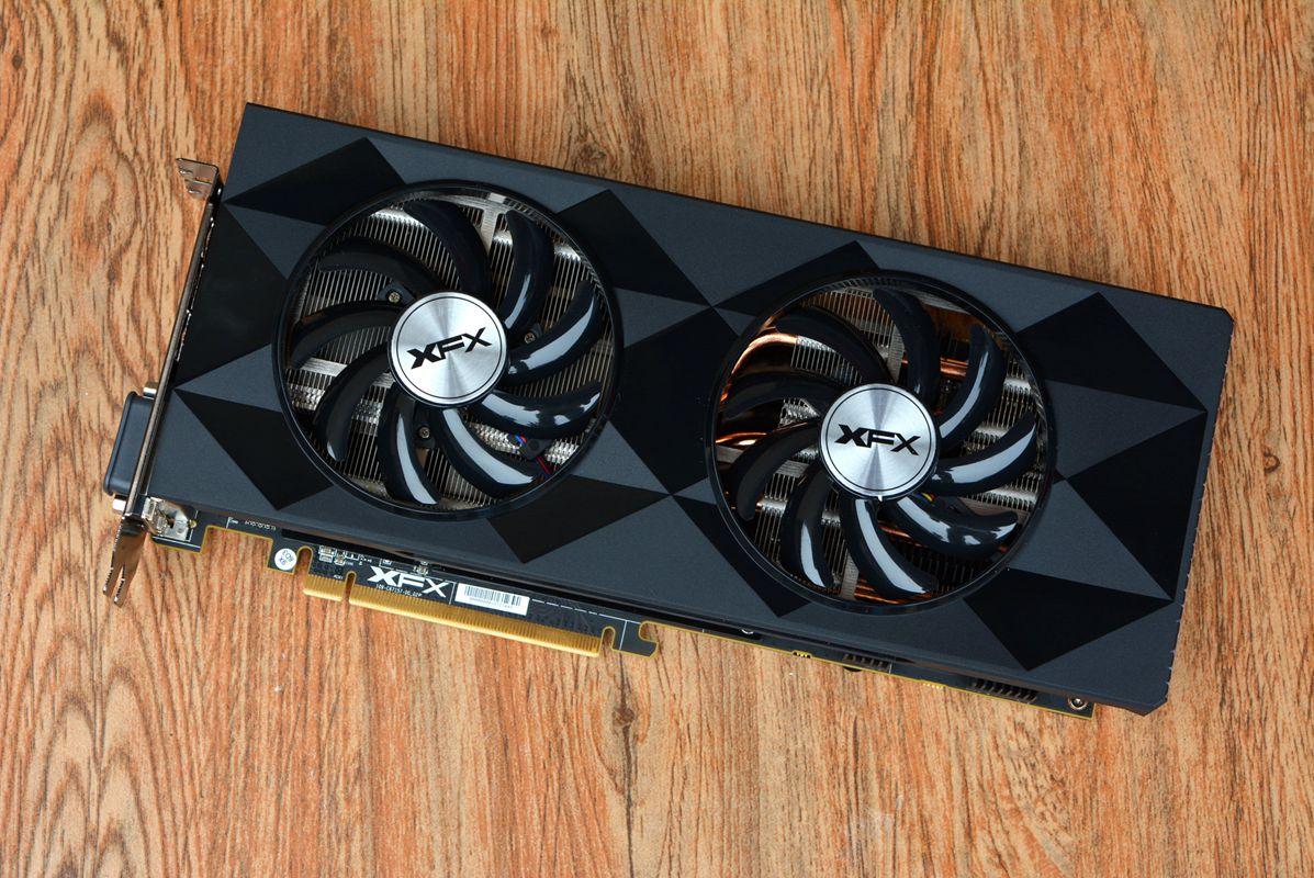 讯景r9 390x 8g 黑狼