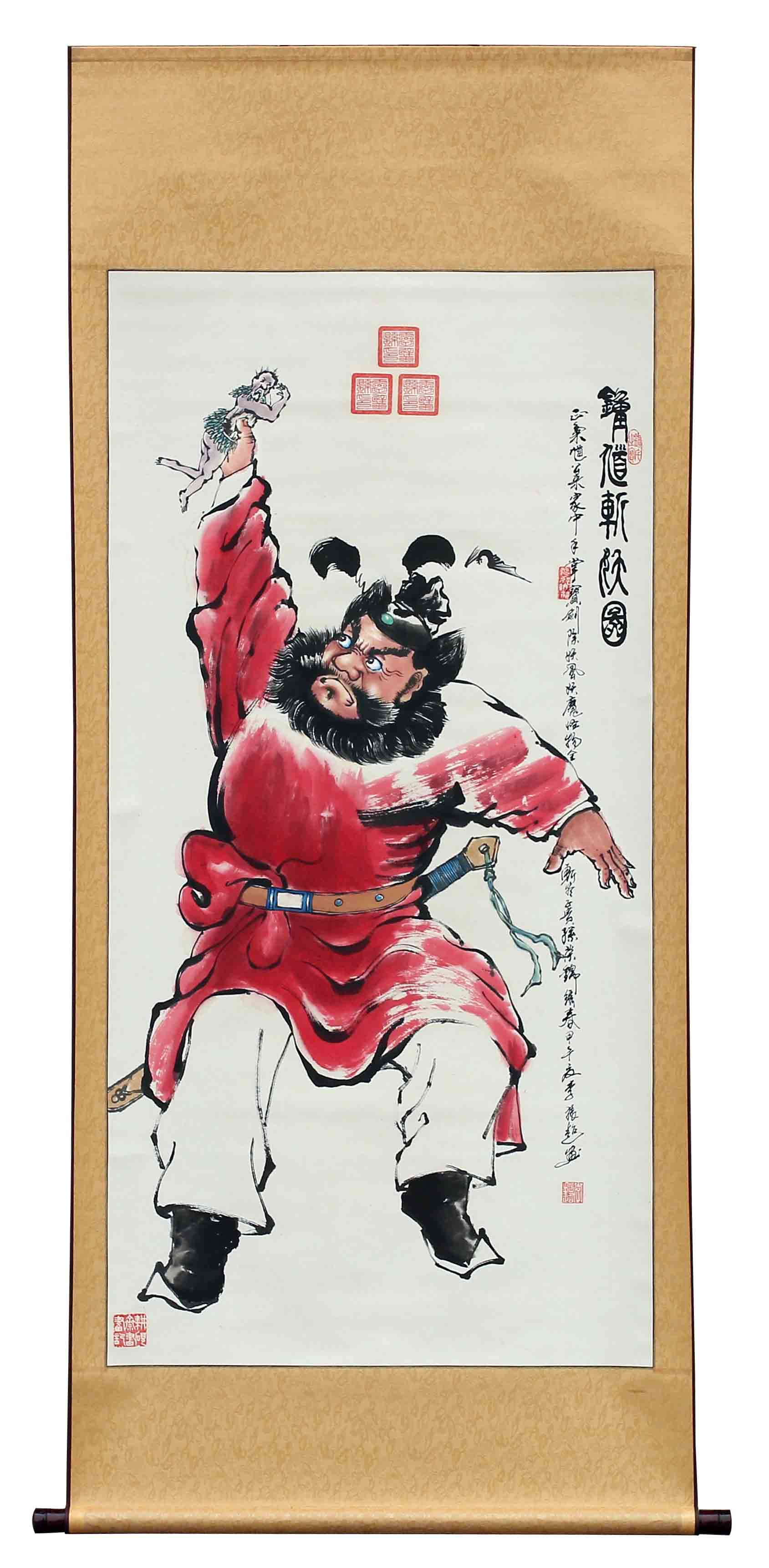  p data-id="go0ijvf652">灵璧钟馗画是安徽省传统民间用于驱邪祈福