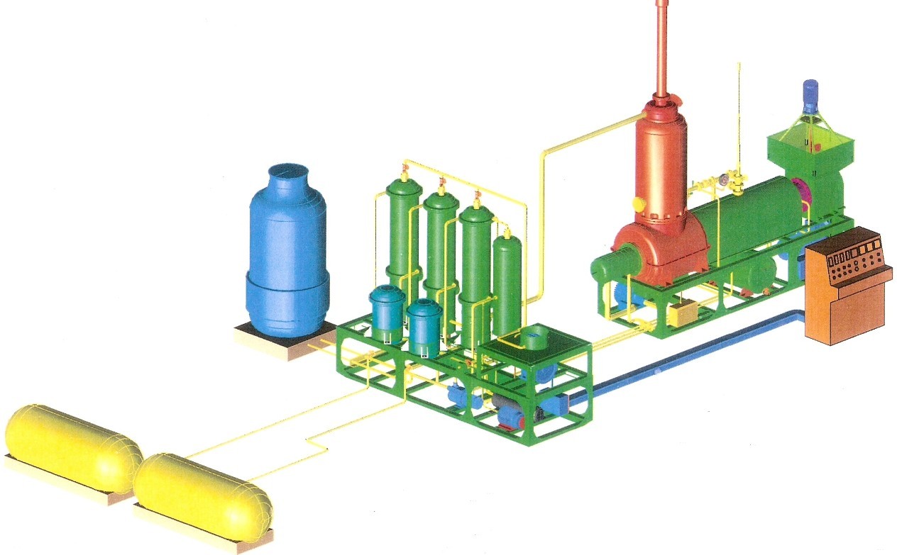 环保型废塑料炼油设备