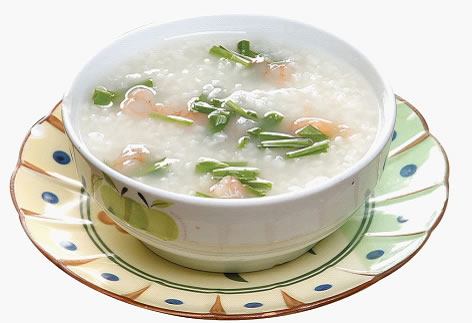 韭菜虾仁粥