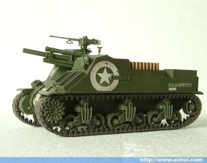 m7牧师式自行火炮(m7 priest)为美军在第二次世界大战时研发的一款