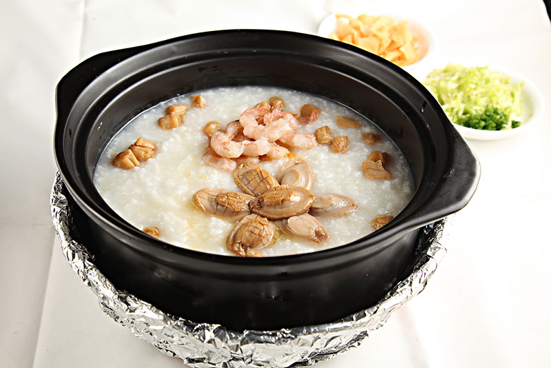 鲜虾鲍鱼粥