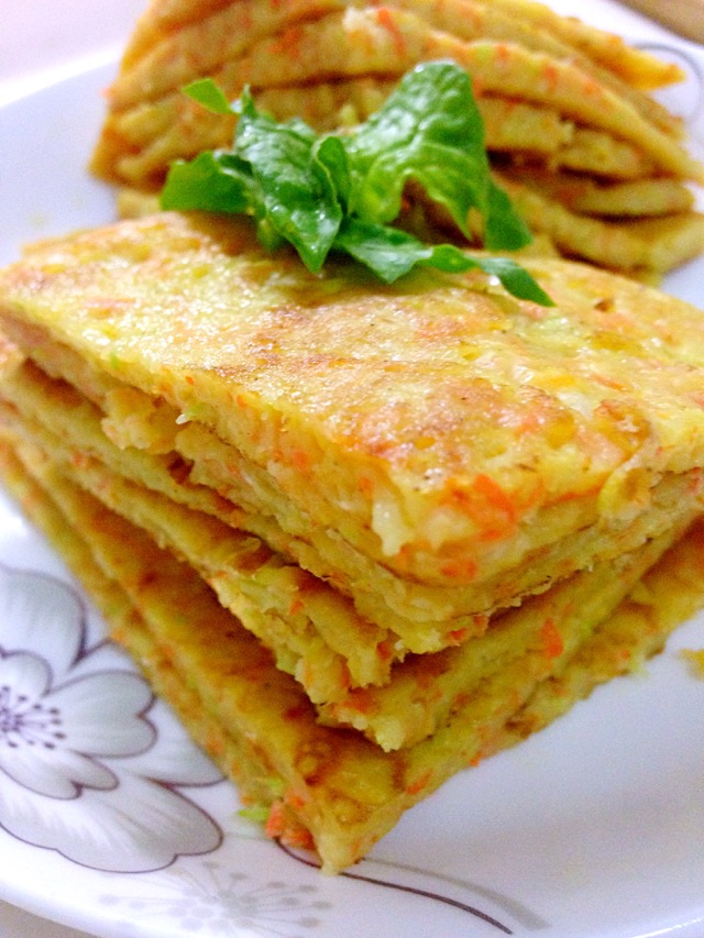 西葫芦胡萝卜煎饼