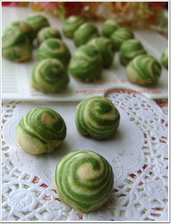 红豆抹茶酥