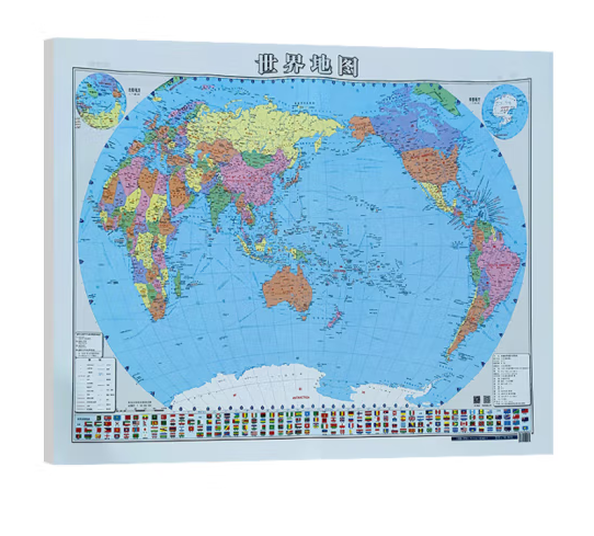 世界地图(全开精装贴图)(2022版)