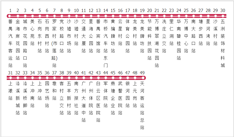 广州公交旧303路