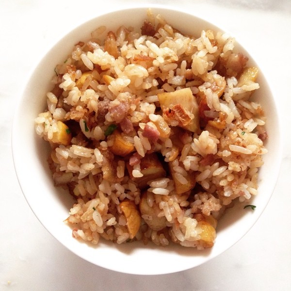 腊味栗子炒饭