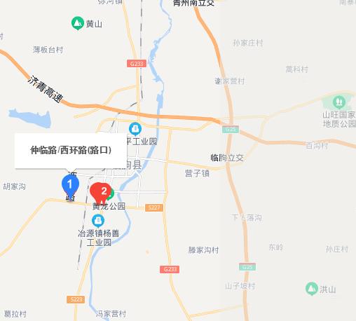 经临朐县内的城关,五井入沂源县境,终点于济南南效的仲宫镇,临朐县