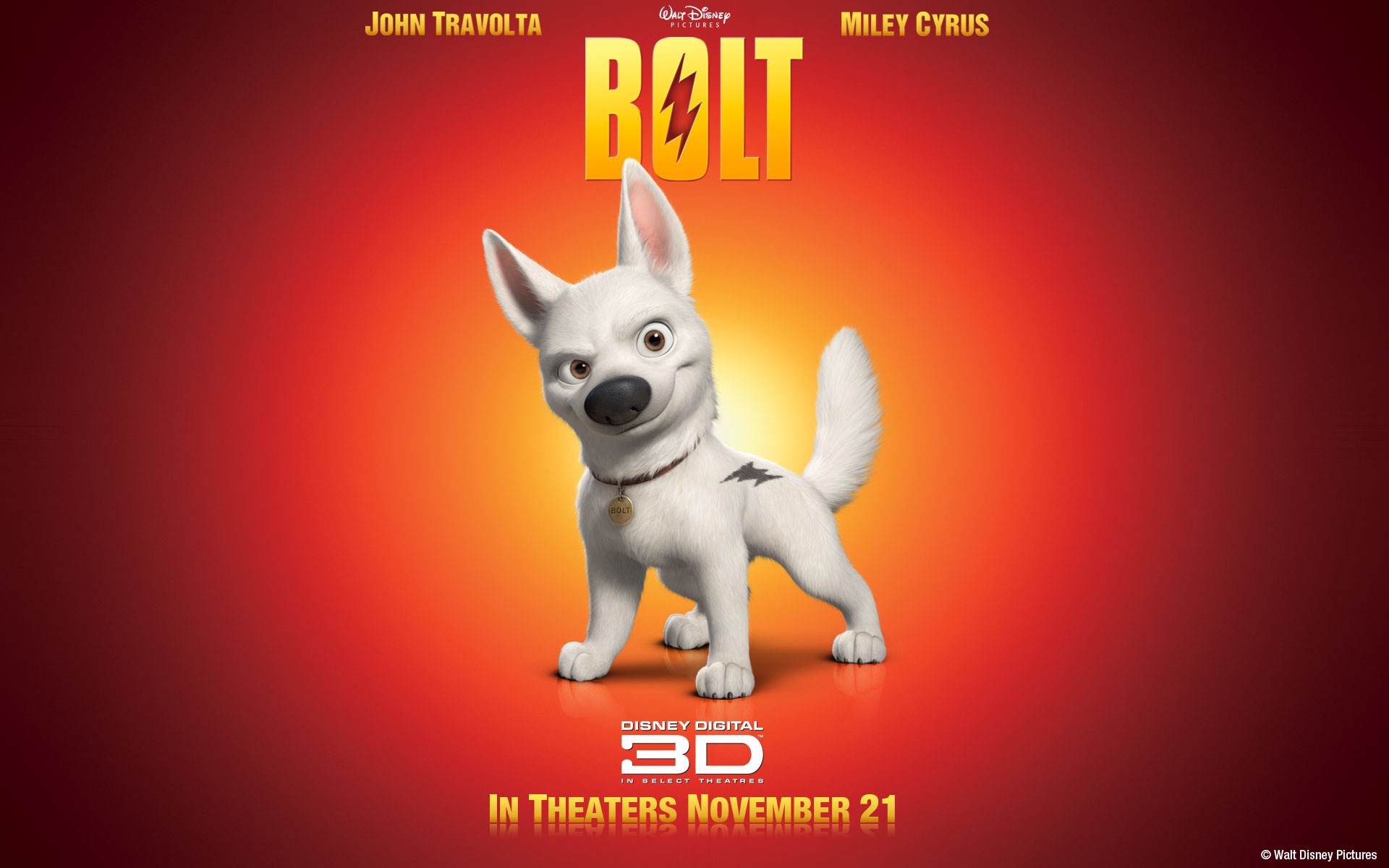 《闪电狗》(bolt)是2008年迪士尼制作的一部3d喜剧动画电影,由 a