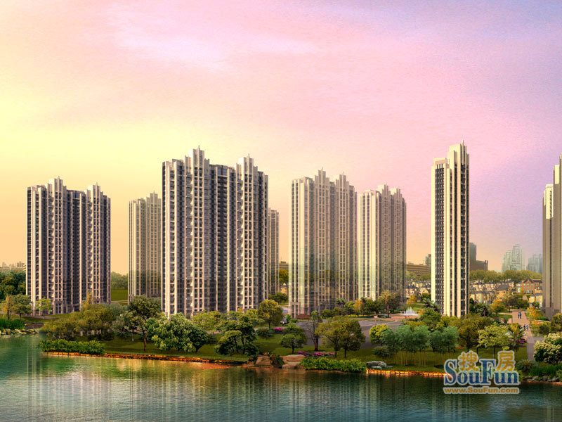  p>文溪鼎园项目南临文一路,东依莲花港河与丰潭路,踞守城西核心,传承