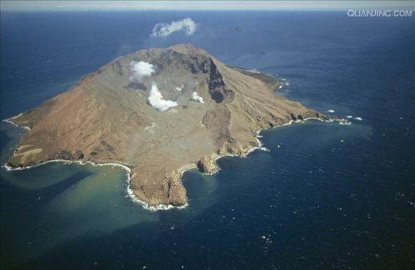 volcanic island