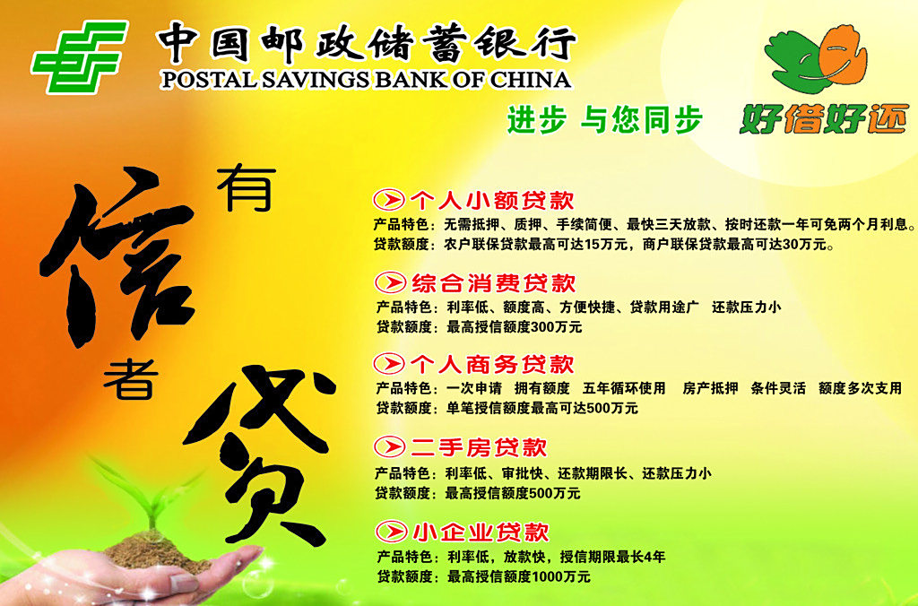 小额邮政贷款