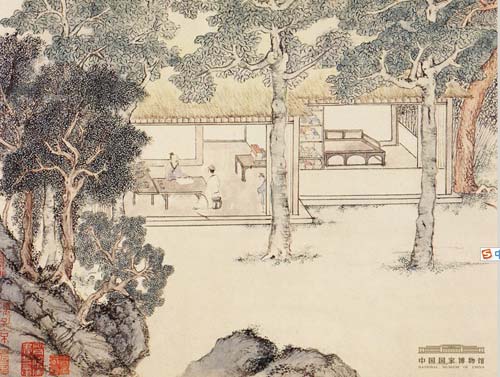 文徵明《真赏斋图》卷