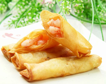 鲜虾春卷